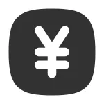 Yen Square SVG Icon